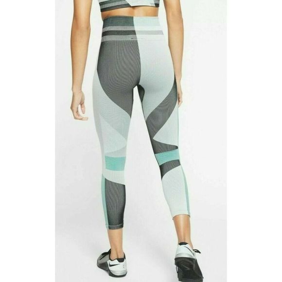 Nike Sculpt Lux Icon Clash 7/8 Seamless Training Tights Womens S NEW CJ4135-097 - Picture 5 of 11